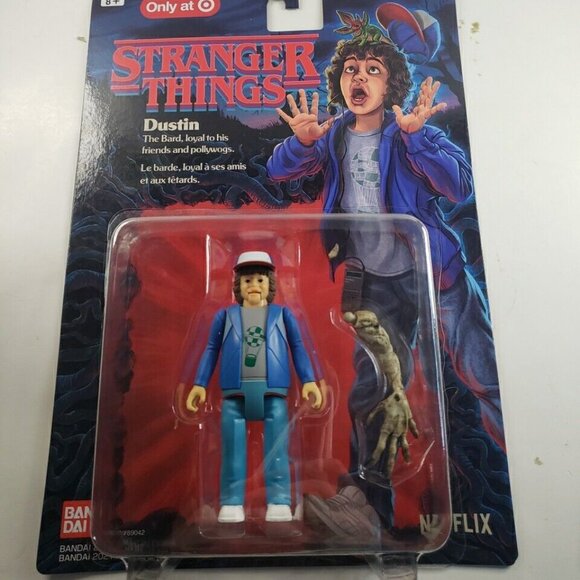Stranger Things 4" - Dustin Action Figure Target Exclusive - Bandai - Picture 1 of 2